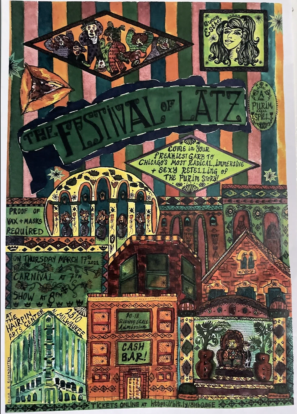 Purim Festival of Latz 2022 — production photograph