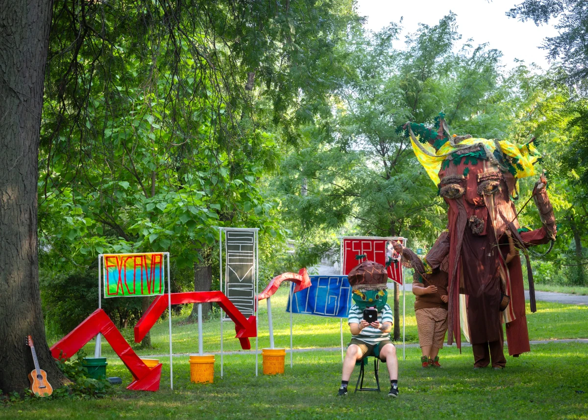 Touch Grass / Toca Tierra — production photograph